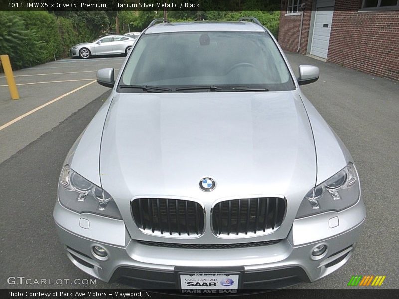 Titanium Silver Metallic / Black 2012 BMW X5 xDrive35i Premium