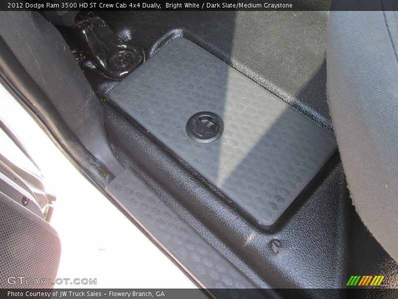 Bright White / Dark Slate/Medium Graystone 2012 Dodge Ram 3500 HD ST Crew Cab 4x4 Dually