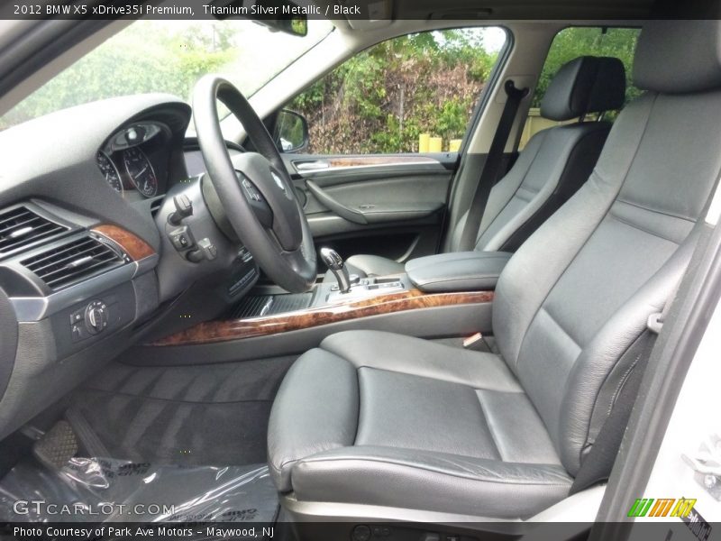 Titanium Silver Metallic / Black 2012 BMW X5 xDrive35i Premium