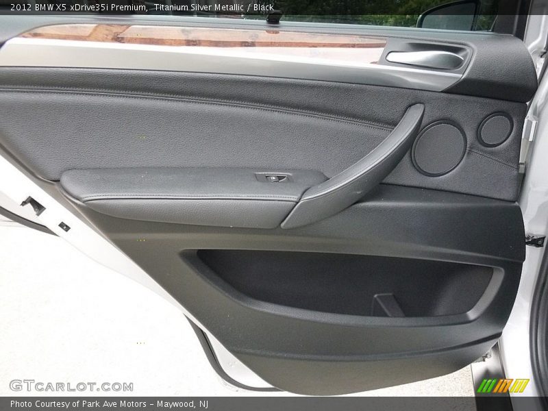 Titanium Silver Metallic / Black 2012 BMW X5 xDrive35i Premium