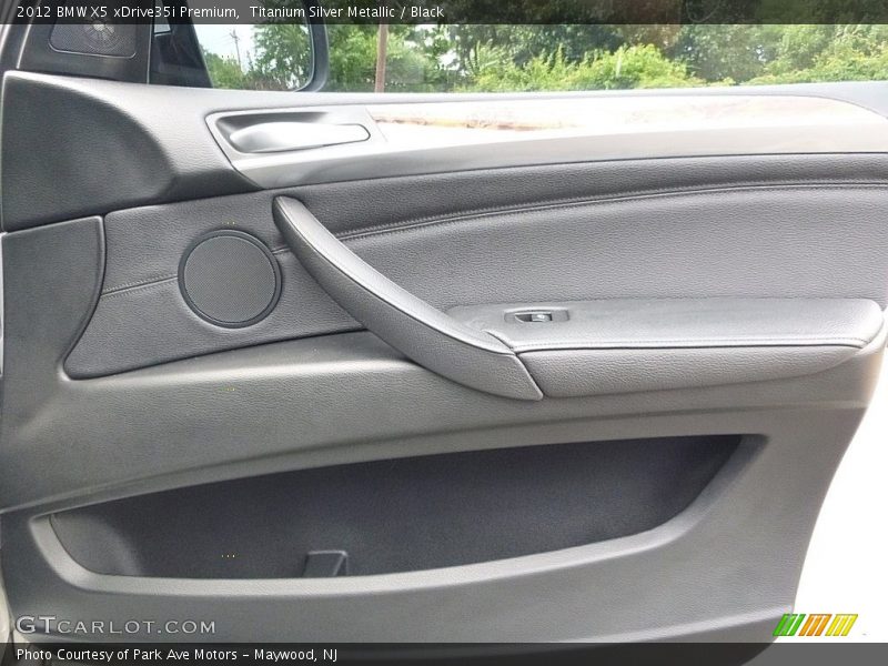 Titanium Silver Metallic / Black 2012 BMW X5 xDrive35i Premium