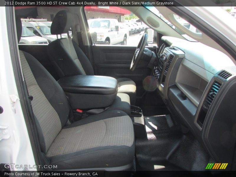 Bright White / Dark Slate/Medium Graystone 2012 Dodge Ram 3500 HD ST Crew Cab 4x4 Dually