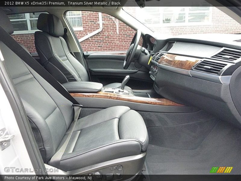 Titanium Silver Metallic / Black 2012 BMW X5 xDrive35i Premium