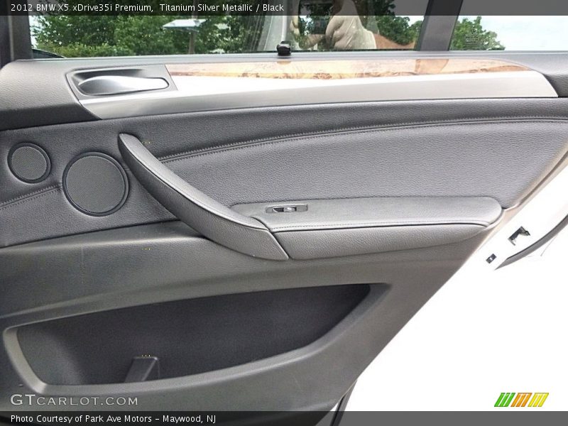 Titanium Silver Metallic / Black 2012 BMW X5 xDrive35i Premium