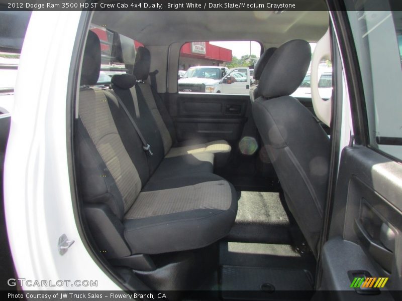 Bright White / Dark Slate/Medium Graystone 2012 Dodge Ram 3500 HD ST Crew Cab 4x4 Dually