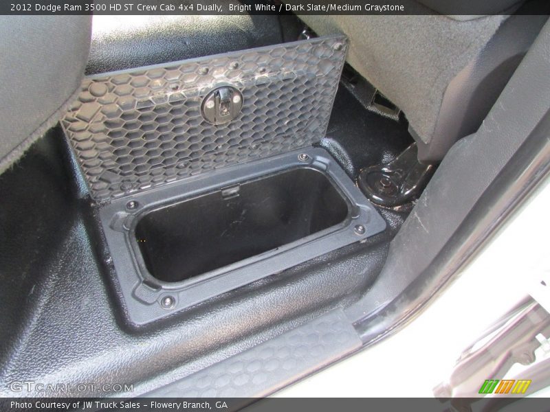 Bright White / Dark Slate/Medium Graystone 2012 Dodge Ram 3500 HD ST Crew Cab 4x4 Dually