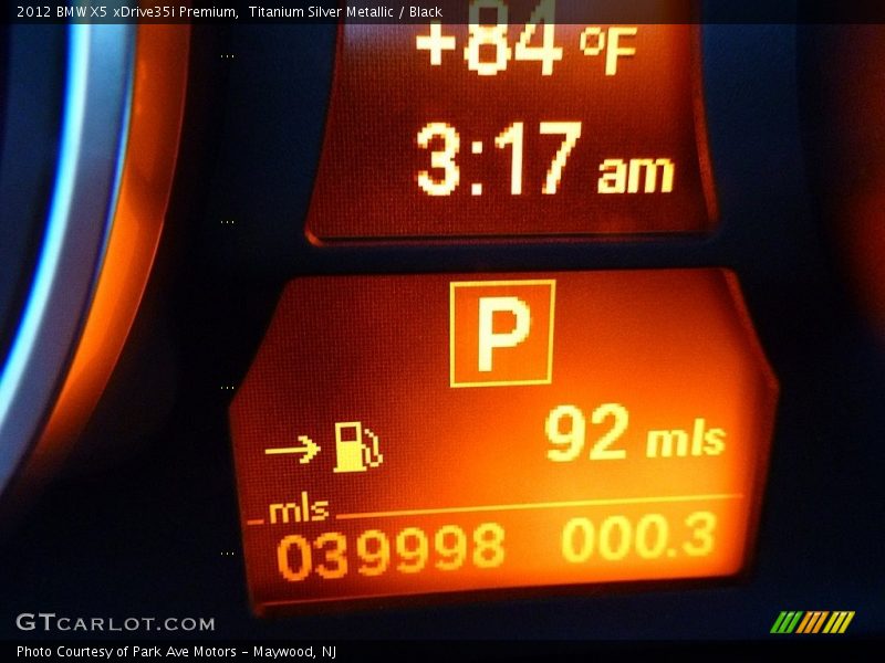 Titanium Silver Metallic / Black 2012 BMW X5 xDrive35i Premium