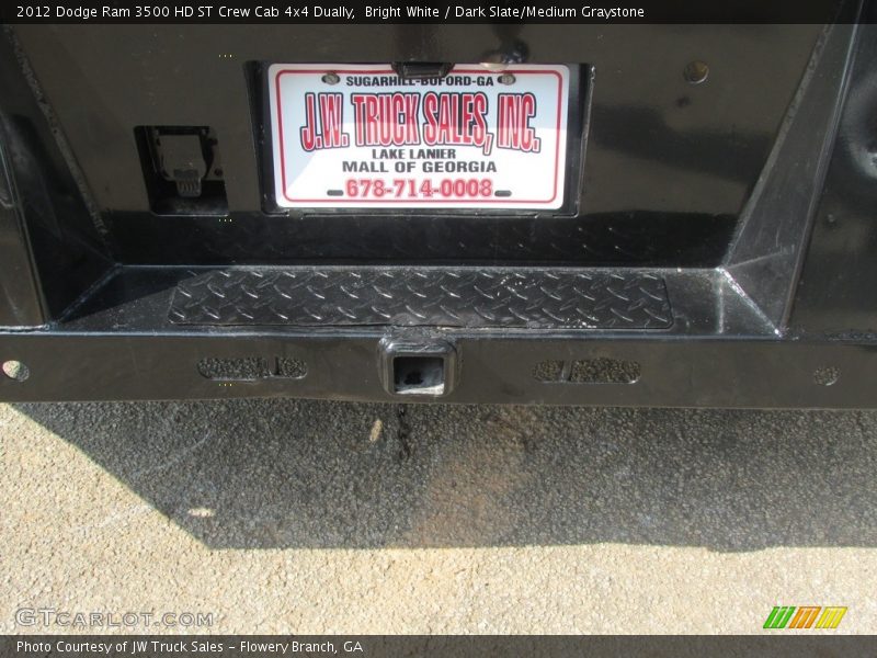 Bright White / Dark Slate/Medium Graystone 2012 Dodge Ram 3500 HD ST Crew Cab 4x4 Dually