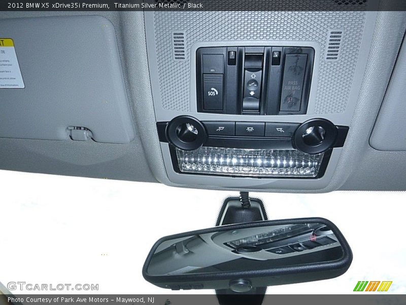 Titanium Silver Metallic / Black 2012 BMW X5 xDrive35i Premium