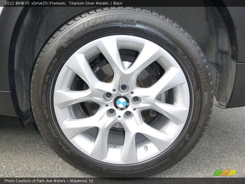 Titanium Silver Metallic / Black 2012 BMW X5 xDrive35i Premium
