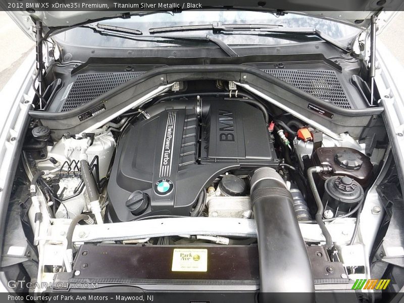 Titanium Silver Metallic / Black 2012 BMW X5 xDrive35i Premium