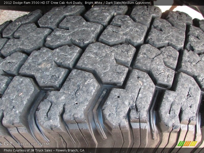 Bright White / Dark Slate/Medium Graystone 2012 Dodge Ram 3500 HD ST Crew Cab 4x4 Dually