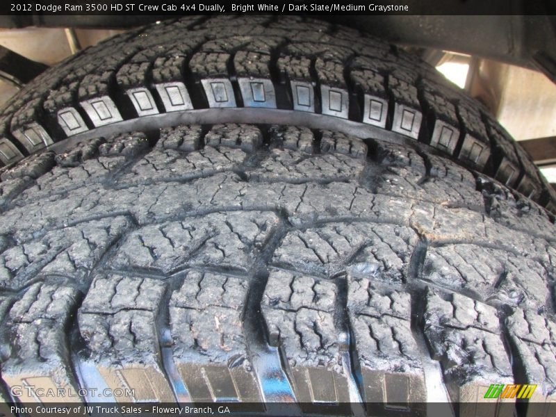 Bright White / Dark Slate/Medium Graystone 2012 Dodge Ram 3500 HD ST Crew Cab 4x4 Dually