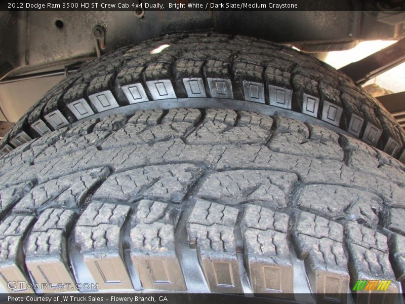 Bright White / Dark Slate/Medium Graystone 2012 Dodge Ram 3500 HD ST Crew Cab 4x4 Dually