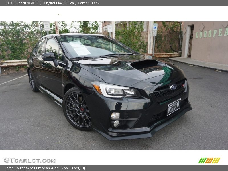 Crystal Black Silica / Carbon Black 2016 Subaru WRX STI