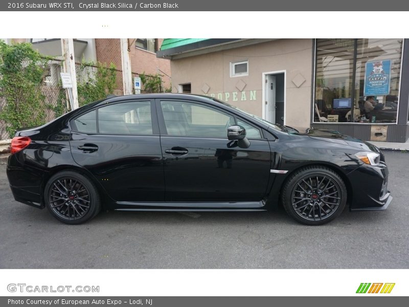 Crystal Black Silica / Carbon Black 2016 Subaru WRX STI