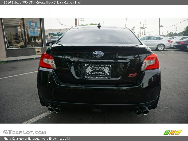 Crystal Black Silica / Carbon Black 2016 Subaru WRX STI