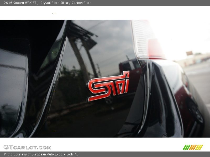Crystal Black Silica / Carbon Black 2016 Subaru WRX STI