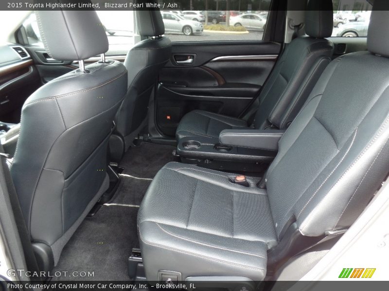Blizzard Pearl White / Ash 2015 Toyota Highlander Limited