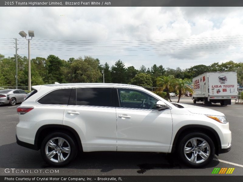 Blizzard Pearl White / Ash 2015 Toyota Highlander Limited