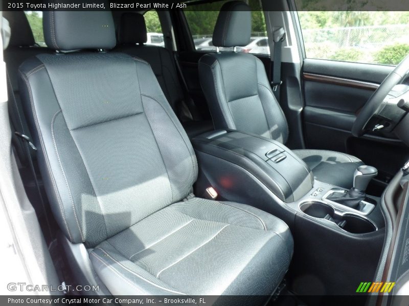Blizzard Pearl White / Ash 2015 Toyota Highlander Limited