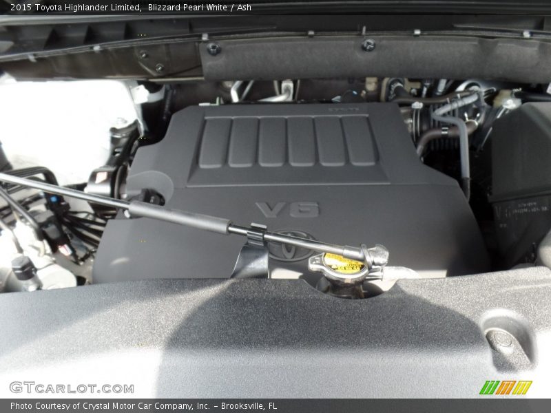Blizzard Pearl White / Ash 2015 Toyota Highlander Limited