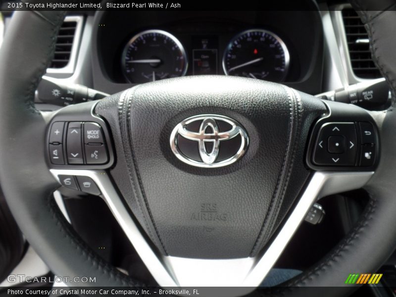 Blizzard Pearl White / Ash 2015 Toyota Highlander Limited