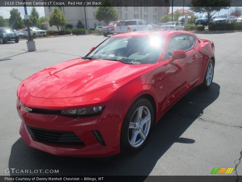 Red Hot / Jet Black 2016 Chevrolet Camaro LT Coupe