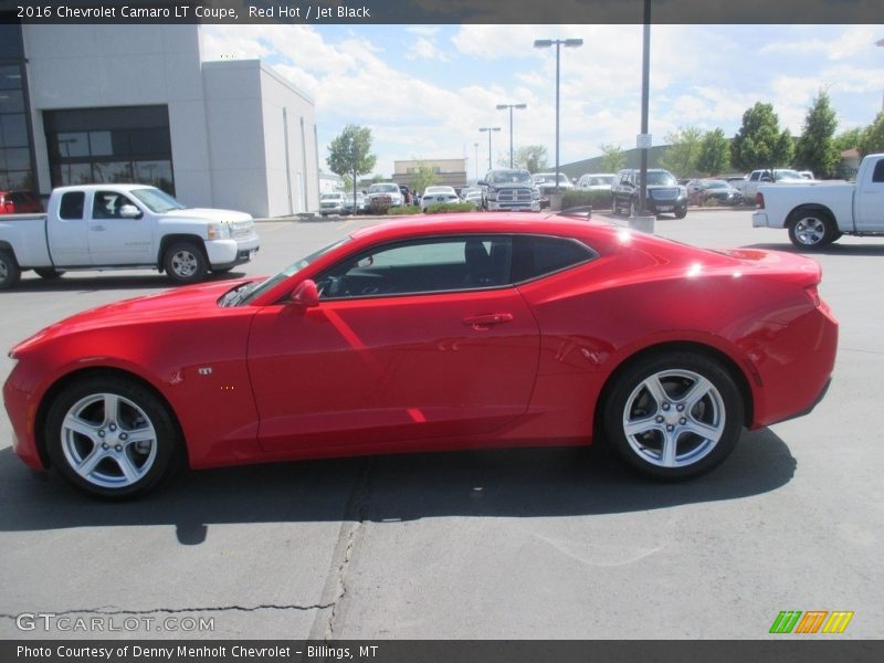 Red Hot / Jet Black 2016 Chevrolet Camaro LT Coupe