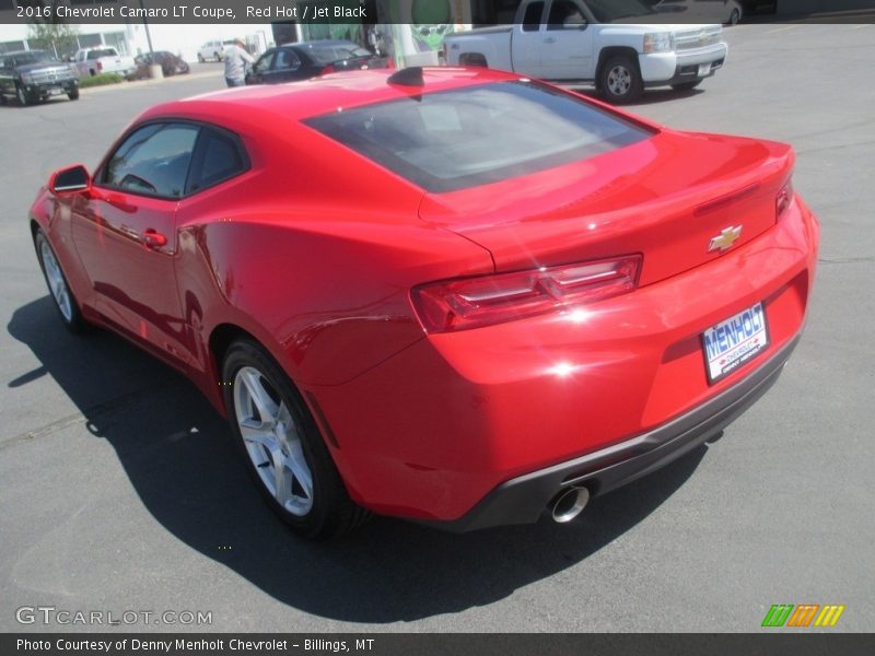 Red Hot / Jet Black 2016 Chevrolet Camaro LT Coupe