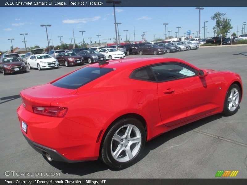 Red Hot / Jet Black 2016 Chevrolet Camaro LT Coupe