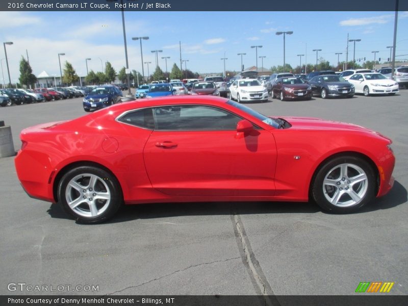 Red Hot / Jet Black 2016 Chevrolet Camaro LT Coupe