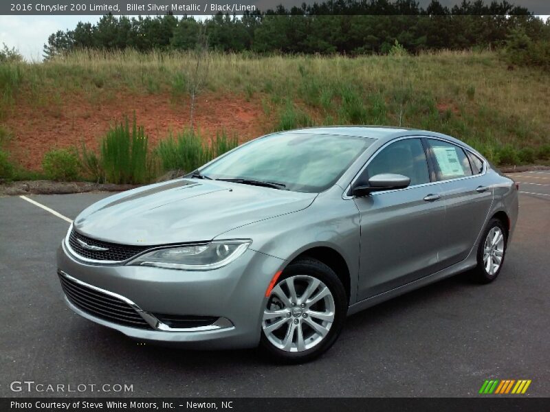 Billet Silver Metallic / Black/Linen 2016 Chrysler 200 Limited