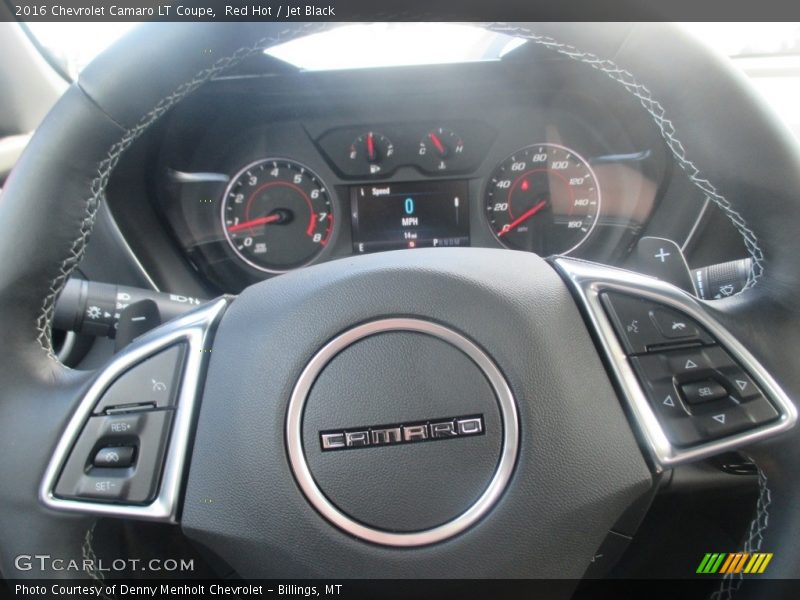 Red Hot / Jet Black 2016 Chevrolet Camaro LT Coupe