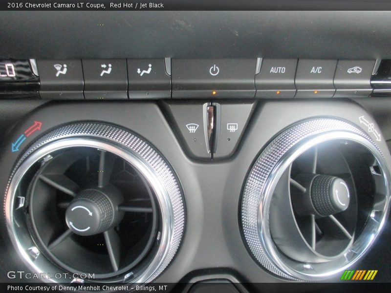 Red Hot / Jet Black 2016 Chevrolet Camaro LT Coupe