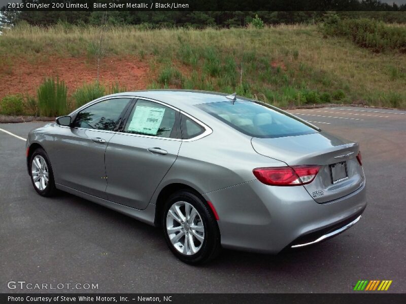 Billet Silver Metallic / Black/Linen 2016 Chrysler 200 Limited