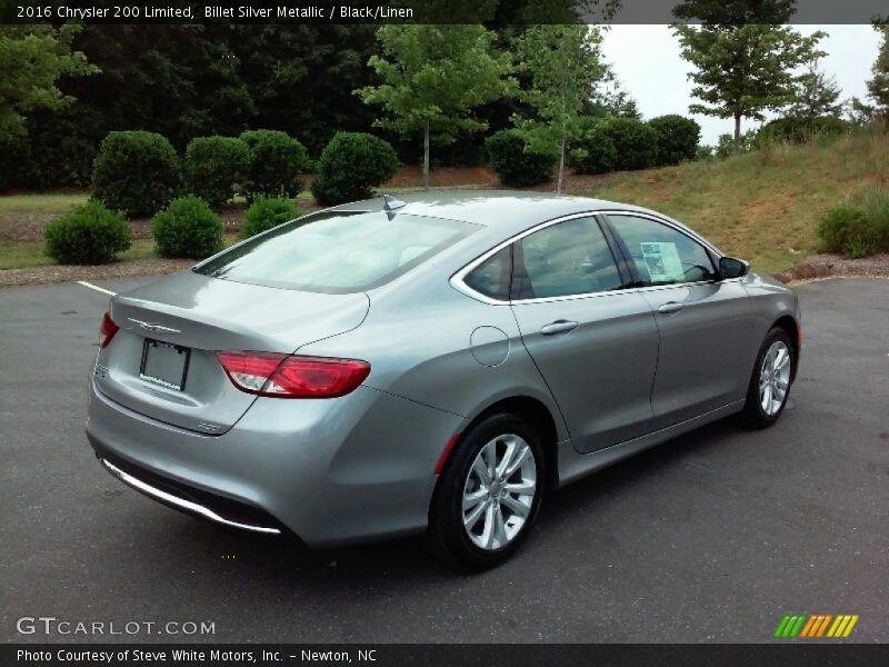 Billet Silver Metallic / Black/Linen 2016 Chrysler 200 Limited