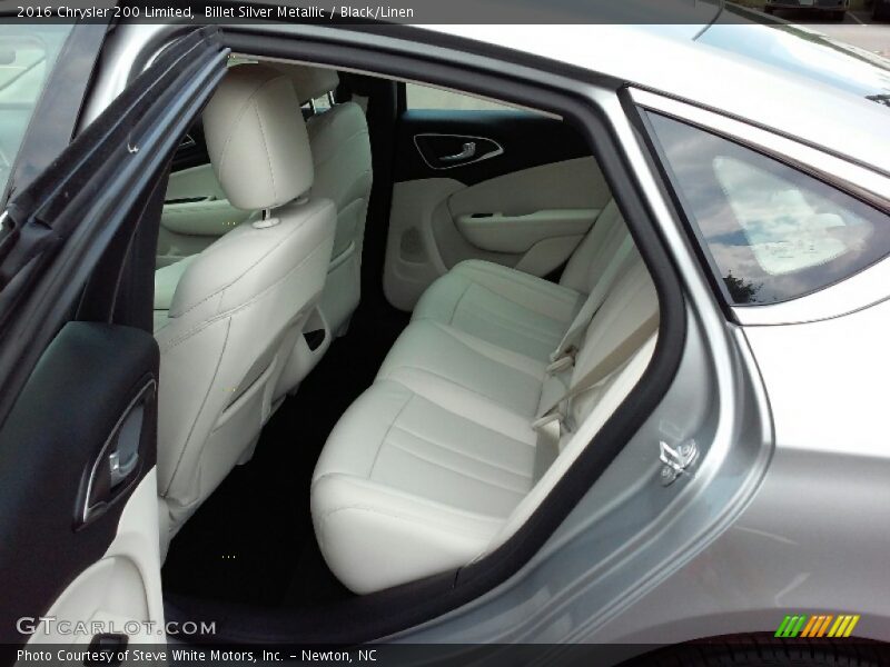 Billet Silver Metallic / Black/Linen 2016 Chrysler 200 Limited
