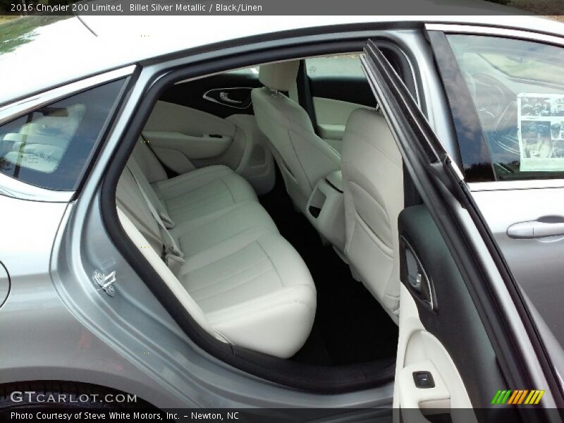 Billet Silver Metallic / Black/Linen 2016 Chrysler 200 Limited