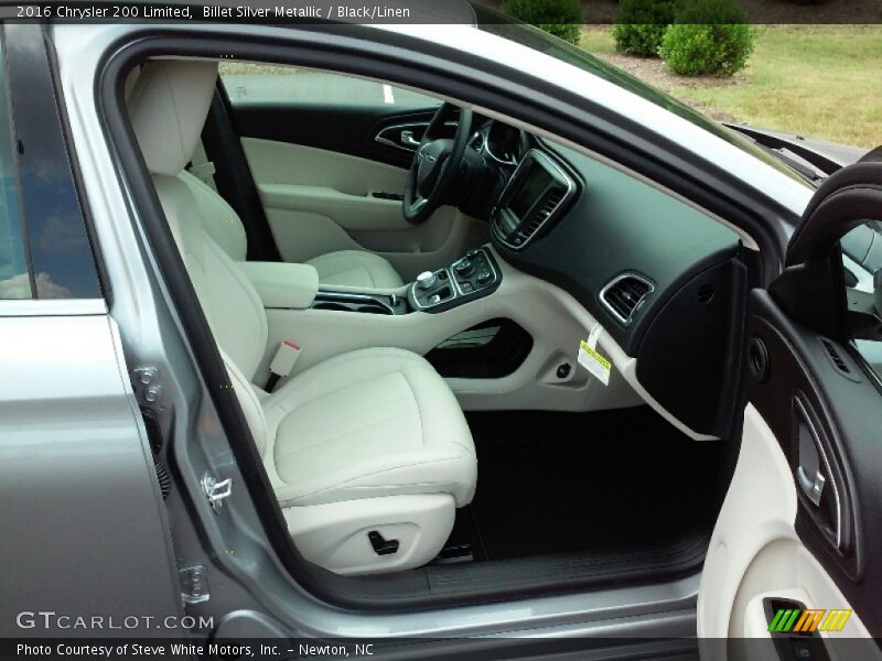 Billet Silver Metallic / Black/Linen 2016 Chrysler 200 Limited