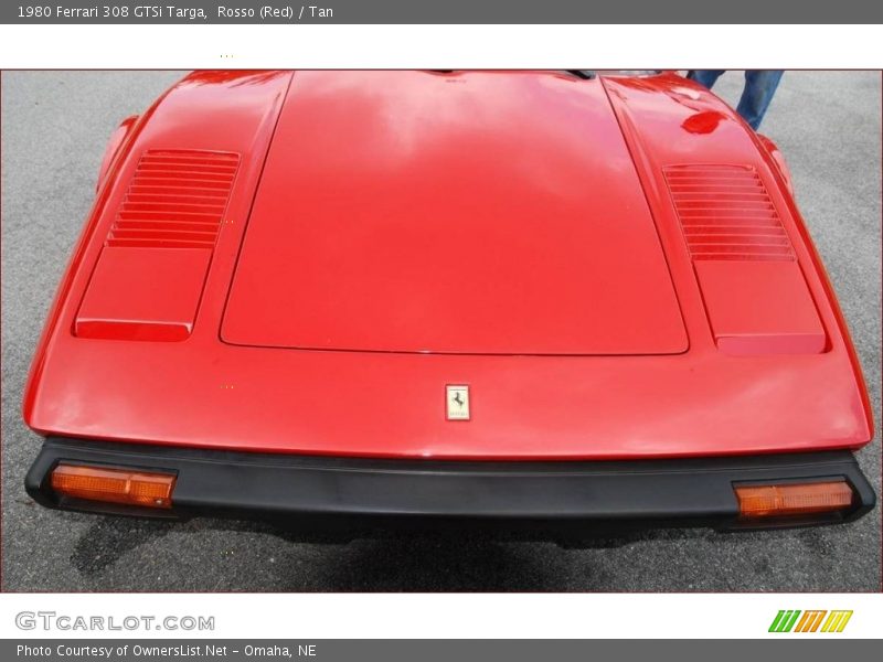 Rosso (Red) / Tan 1980 Ferrari 308 GTSi Targa
