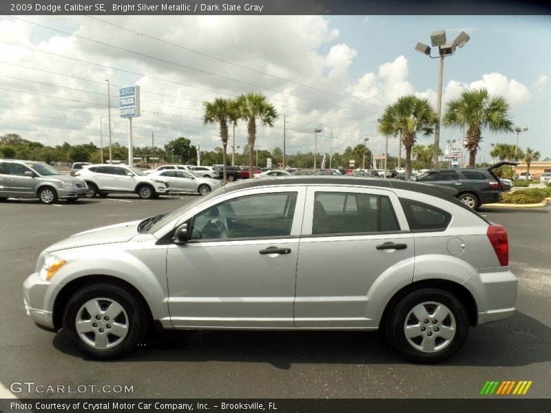 Bright Silver Metallic / Dark Slate Gray 2009 Dodge Caliber SE