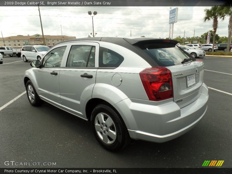 Bright Silver Metallic / Dark Slate Gray 2009 Dodge Caliber SE