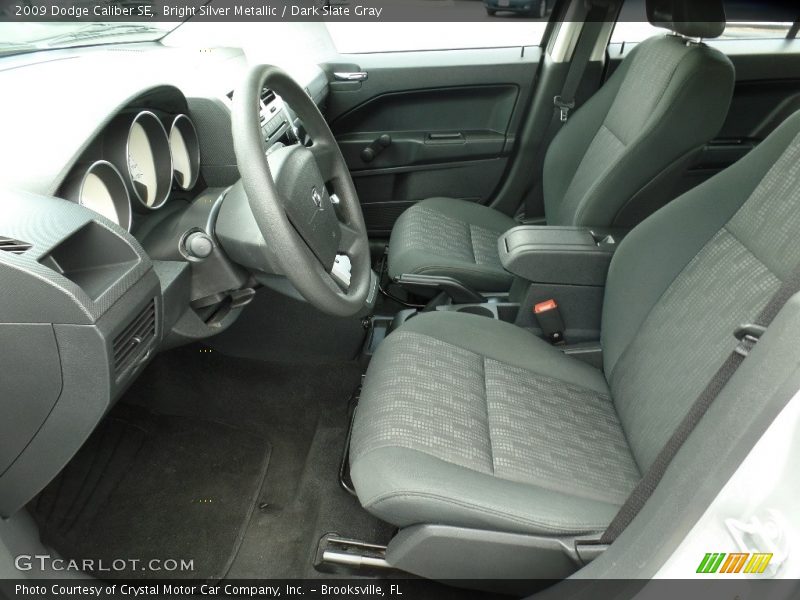 Bright Silver Metallic / Dark Slate Gray 2009 Dodge Caliber SE
