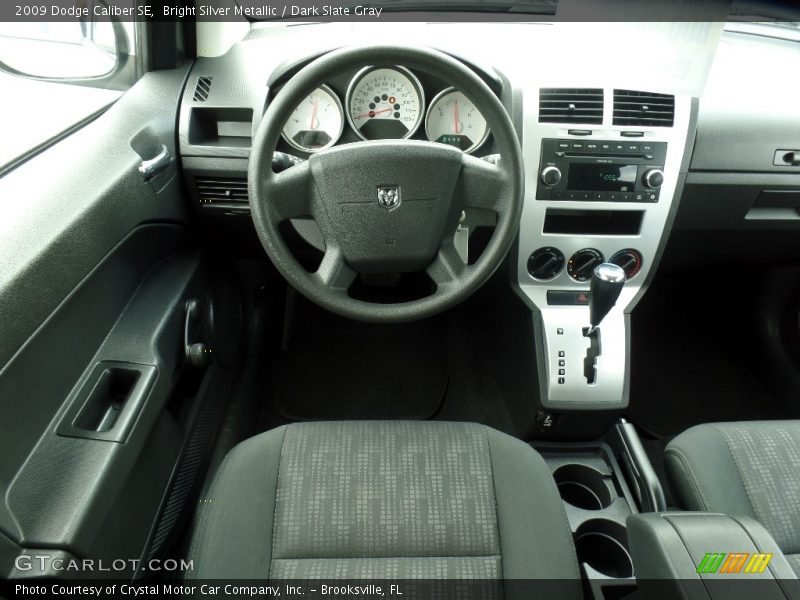 Bright Silver Metallic / Dark Slate Gray 2009 Dodge Caliber SE