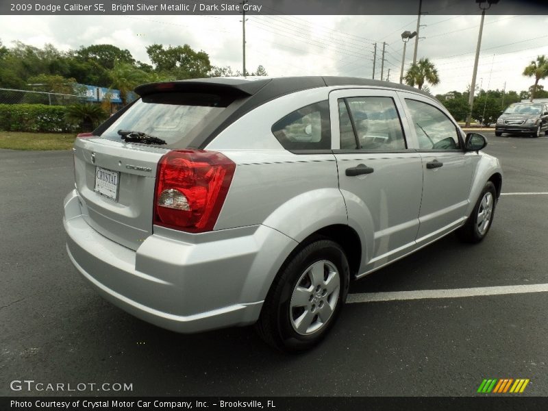 Bright Silver Metallic / Dark Slate Gray 2009 Dodge Caliber SE