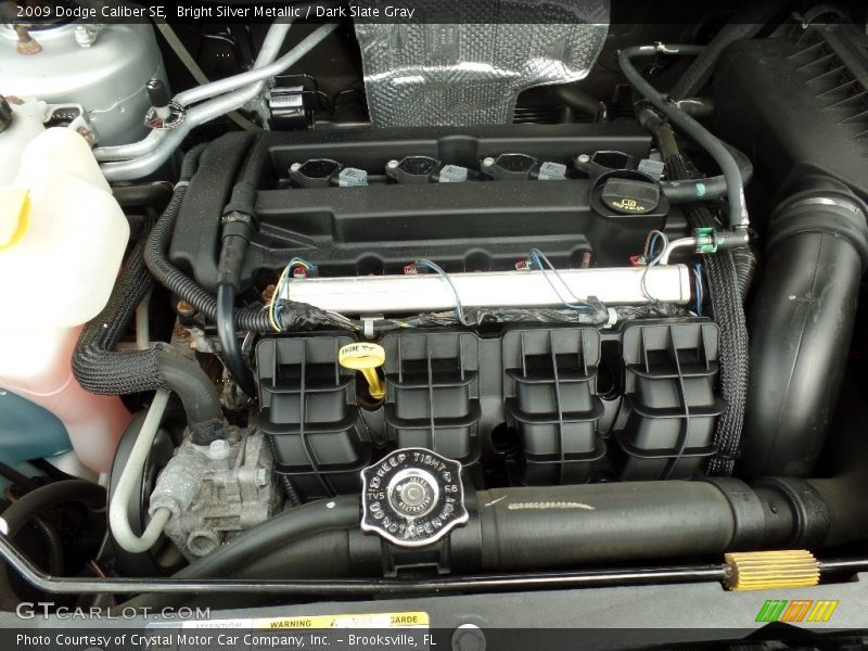 Bright Silver Metallic / Dark Slate Gray 2009 Dodge Caliber SE