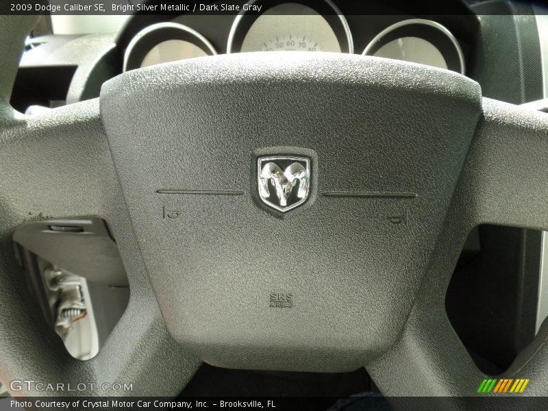Bright Silver Metallic / Dark Slate Gray 2009 Dodge Caliber SE