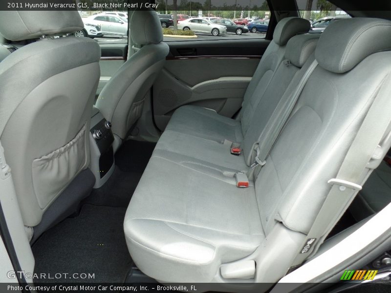 Black Noir Pearl / Gray 2011 Hyundai Veracruz GLS