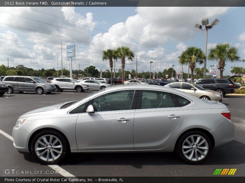 Quicksilver Metallic / Cashmere 2012 Buick Verano FWD